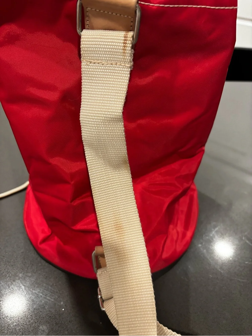Ralph Lauren Polo Sport Baby Blue Drawstring Bucket Bag Y2K 90's Vntg